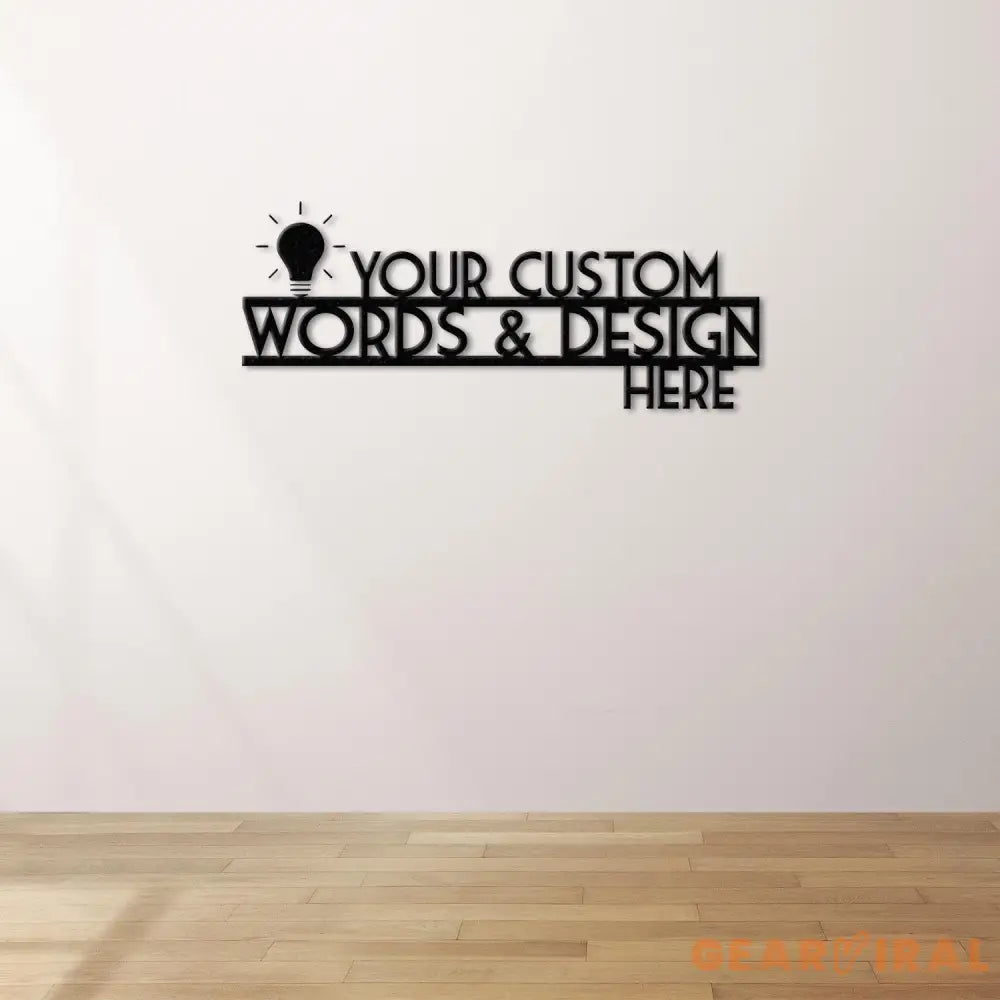 Custom Metal Sign Custom Sign Custom Metal Words Personalized Sign Your Custom Text Your Text Here Personalized Metal