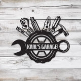 Custom Metal Truck Garage Signs with Led Light Man Cave Named Wall Art Deco Metal Garage Wall Art Dad’s Gift for