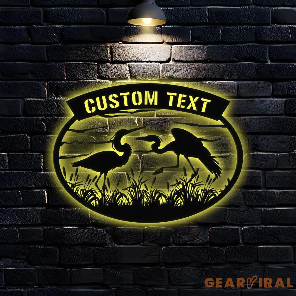 Custom Moon Sun Metal LED Sign Personalized Family Name Led Metal Sign Outdoor Door Decor Address Wall Art Perfect Gift