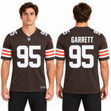 Custom Myles Garrett Cleveland Browns Fan Inspired Premium F.U.S.E. Premium Limited Jersey - Brown