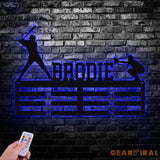 Custom Name Baseball Medal Hanger - Medal Display Sports Medals Kids Room Sports Decor Baseball Athletic Awards