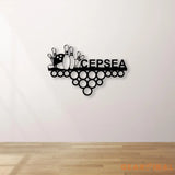 Custom Name Bowling Medal Hanger with Led Light Medal Holder Display Rack for Awards and Ribbons Tiered Award Rack