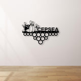 Custom Name Bowling Medal Hanger with Led Light, Medal Holder Display Rack for Awards and Ribbons, Tiered Award Rack, Sports Medal Hanger
