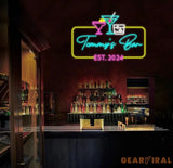 Custom Name Home Bar Neon Sign Personalized Home Bar Neon Sign Home Wall Decor Bar Led Sign Pub Led Signs Cocktails