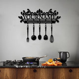 Custom Name Metal Kitchen Sign with Led Light Kitchen Decor Name Kitchen Sign Kitchen Wall Art Pantry Sign Gift for
