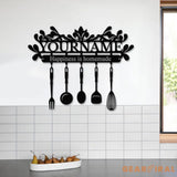 Custom Name Metal Kitchen Sign with Led Light Kitchen Decor Name Kitchen Sign Kitchen Wall Art Pantry Sign Gift for