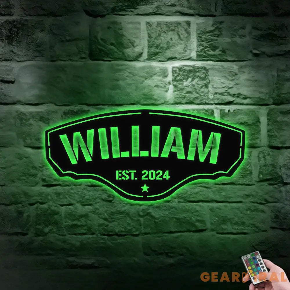 Custom Name Metal Sign Family Name Sign Personalized Split Letter Last Name Family Wall Sign Outdoor Door Monogram