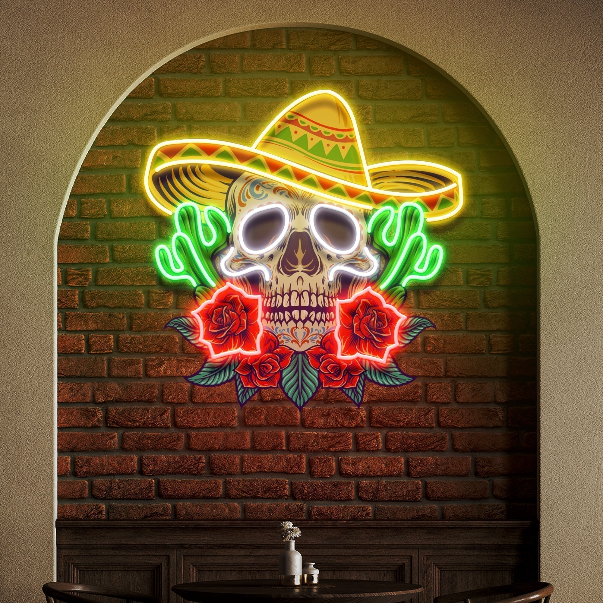 Custom Name Mexican Food Restaurants Decor Artwork