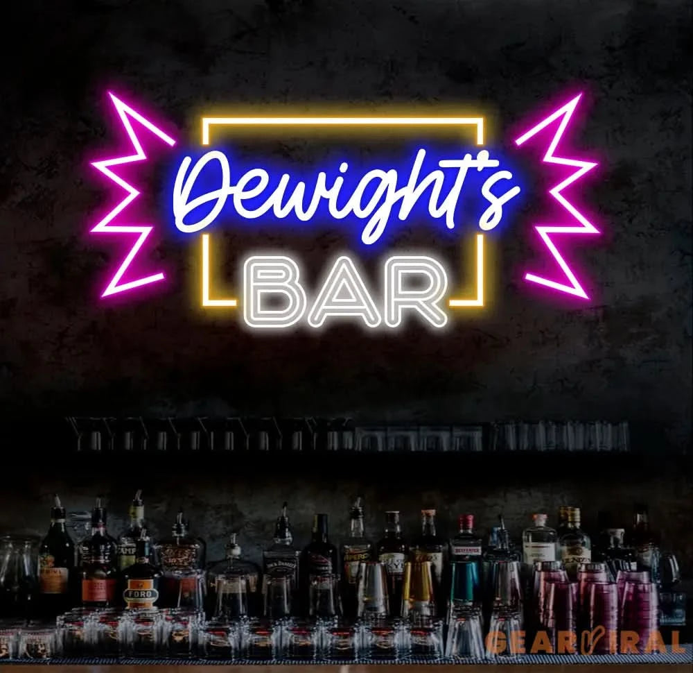 Custom Name Neon Bar Sign Personalized Bar Club Neon Signs Neon Sign Home Bar Decor Bar Decoration Neon Lights Business