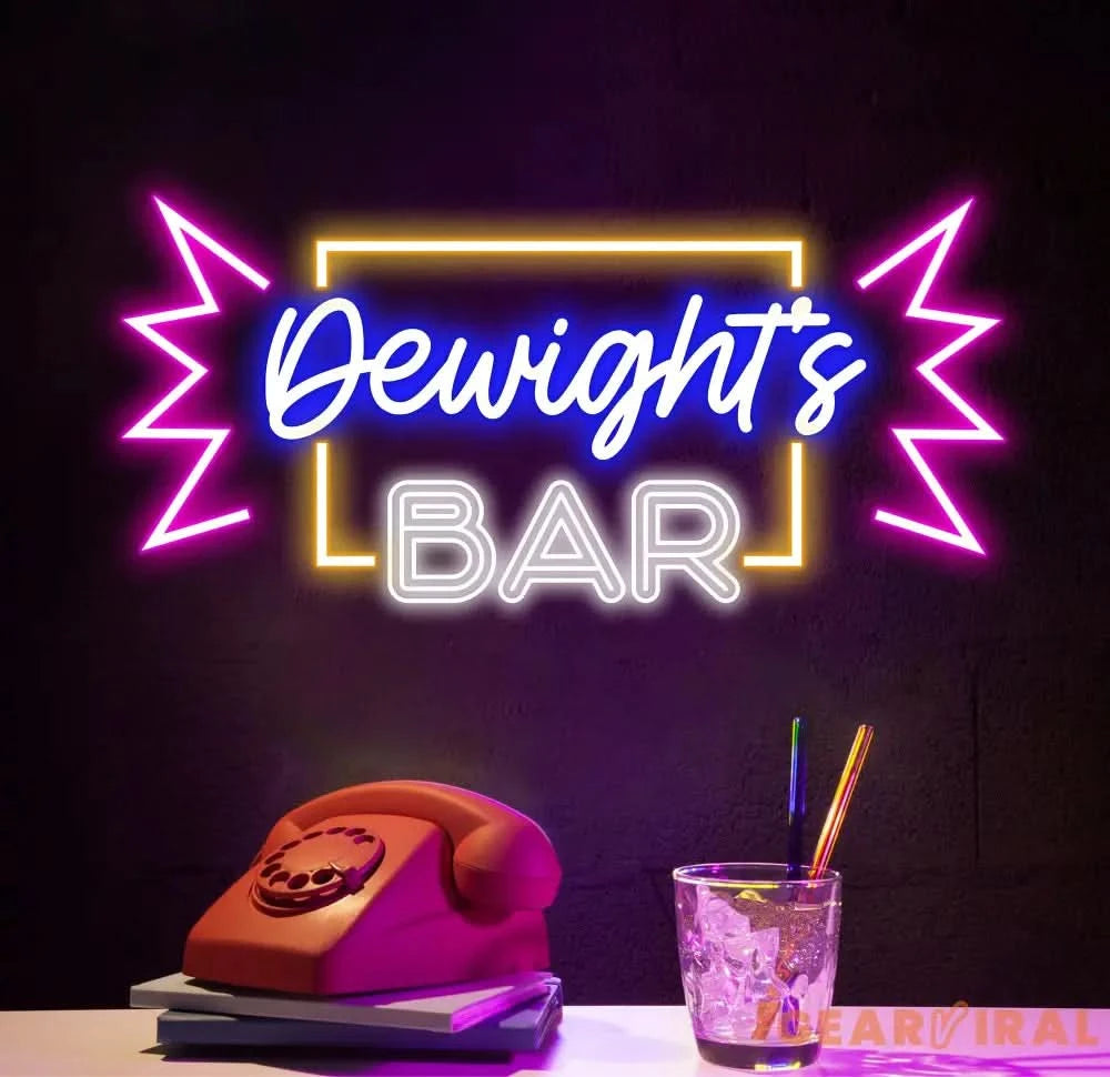 Custom Name Neon Bar Sign Personalized Bar Club Neon Signs Neon Sign Home Bar Decor Bar Decoration Neon Lights Business
