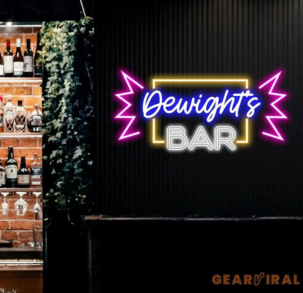 Custom Name Neon Bar Sign Personalized Bar Club Neon Signs Neon Sign Home Bar Decor Bar Decoration Neon Lights Business