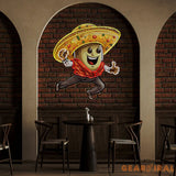 Custom Name Taco Style Dancing Disco Music Artwork Led Neon Sign Light