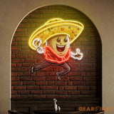 Custom Name Taco Style Dancing Disco Music Artwork Led Neon Sign Light