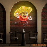 Custom Name Taco Style Dancing Disco Music Artwork Led Neon Sign Light