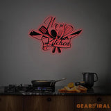Custom Nana’s Metal Kitchen Sign with Led Light Kitchen Decor Name Kitchen Sign Farmhouse Kitchen Decor Cooking Gift
