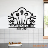 Custom Nana’s Metal Kitchen Sign with Led Light Kitchen Decor Name Kitchen Sign Farmhouse Kitchen Decor Cooking Gift