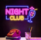 Custom Night Club Neon Bar Sign Personalized Bar Club Neon Signs Neon Sign Home Bar Decor Bar Decoration Neon Lights