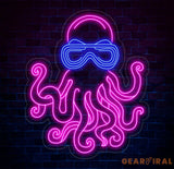 Custom Octopus Led Neon Sign Ocean Animal Led Light Bedroom Home Wall Decor Bar Wall Art House Wall Decor Party Neon