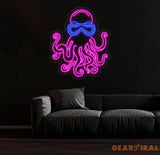 Custom Octopus Led Neon Sign Ocean Animal Led Light Bedroom Home Wall Decor Bar Wall Art House Wall Decor Party Neon