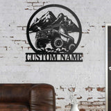 Custom Offroad Car Metal Wall Art With Led Light - Personalized Adventure Off Road Car Name Sign Decoration For Home - 4x4 Off Road Vehicle | GearViral