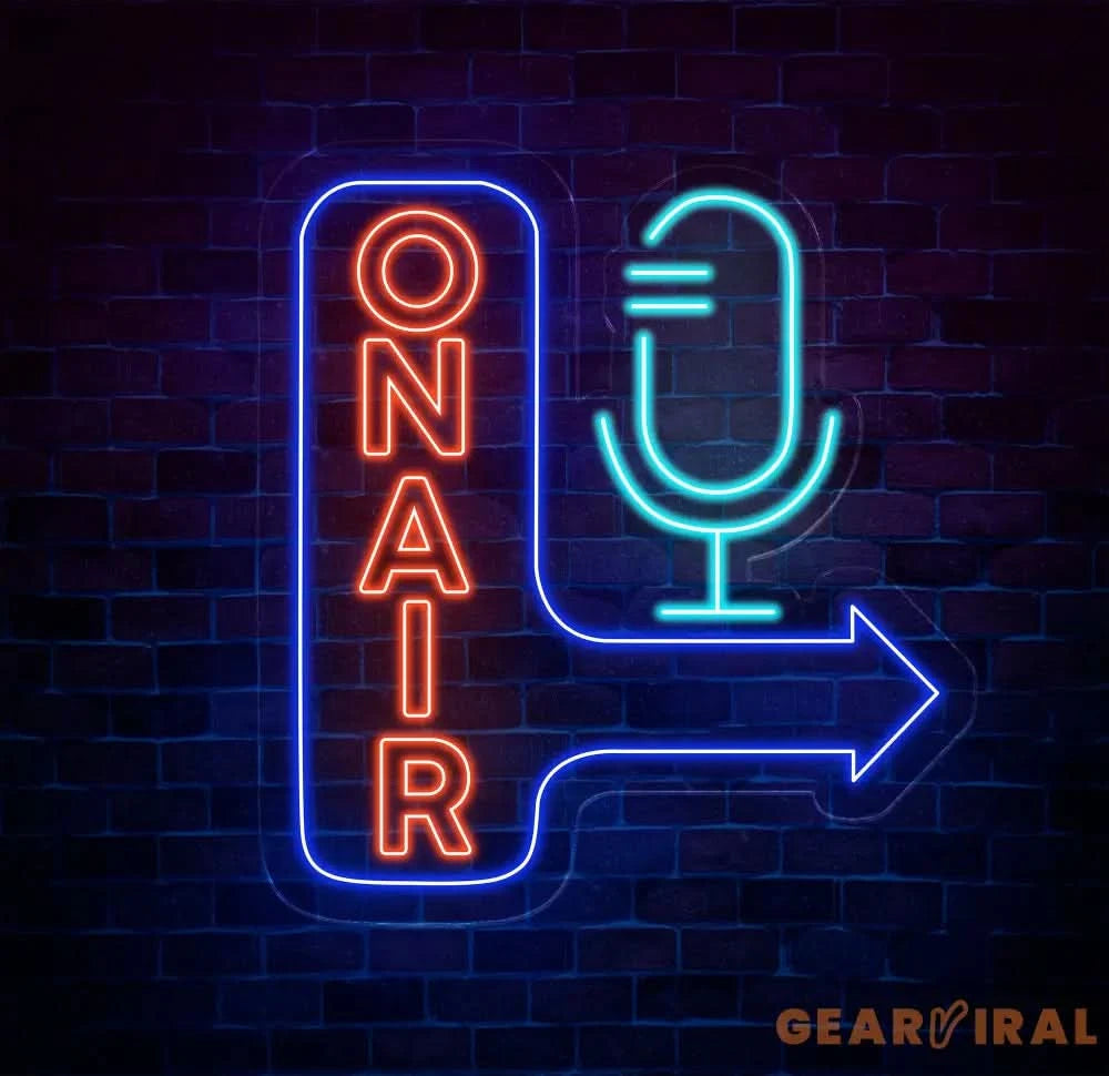 Custom On Air Neon Light On Air Neon Sign On Air Led Light On air sign LED RGB On Air Recording Gamers Studio Neon