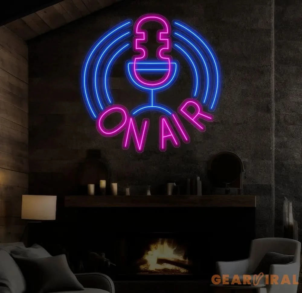 Custom On Air Neon Light On Air Neon Sign On Air Led Light On air sign LED RGB On Air Recording Gamers Studio Neon