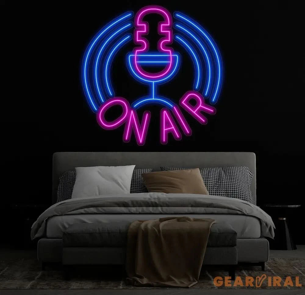 Custom On Air Neon Light On Air Neon Sign On Air Led Light On air sign LED RGB On Air Recording Gamers Studio Neon