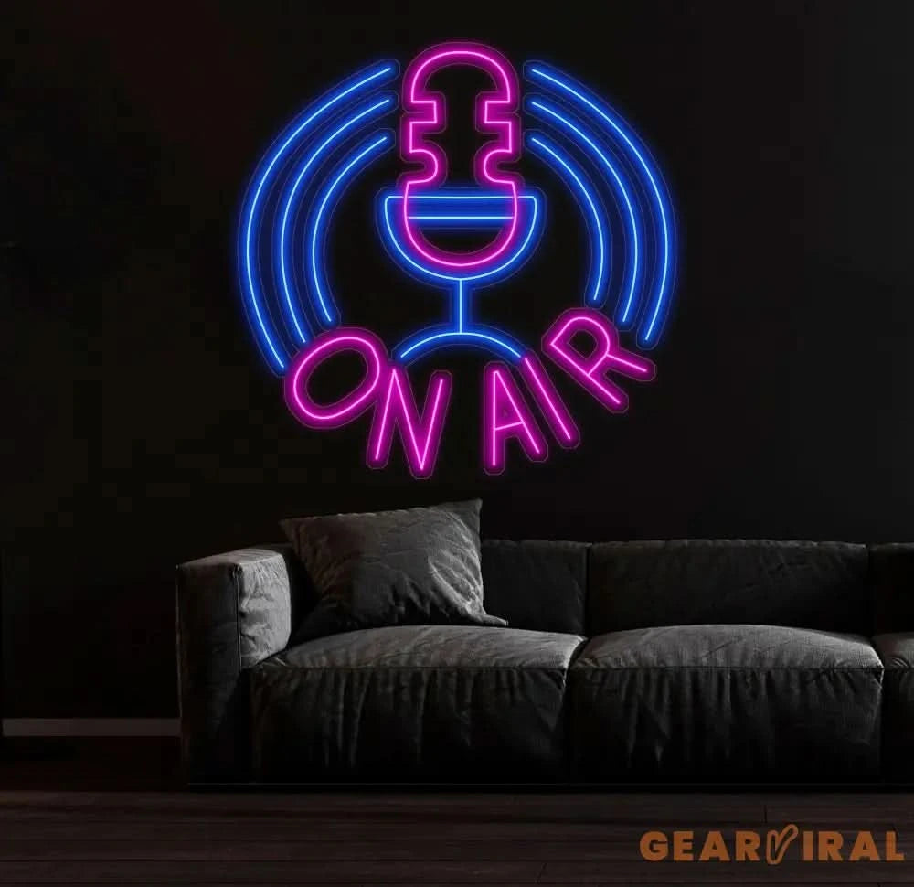 Custom On Air Neon Light On Air Neon Sign On Air Led Light On air sign LED RGB On Air Recording Gamers Studio Neon