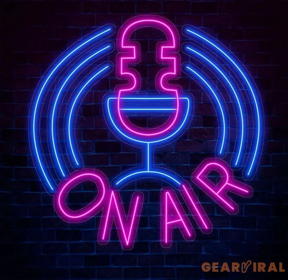 Custom On Air Neon Light On Air Neon Sign On Air Led Light On air sign LED RGB On Air Recording Gamers Studio Neon