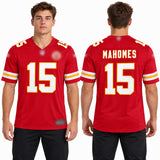 Custom Patrick Mahomes Kansas City Chiefs Fan Inspired Premium F.U.S.E. Premium Limited Jersey - Red
