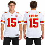 Custom Patrick Mahomes Kansas City Chiefs Fan Inspired Premium F.U.S.E. Stitched Premium Limited Jersey - White
