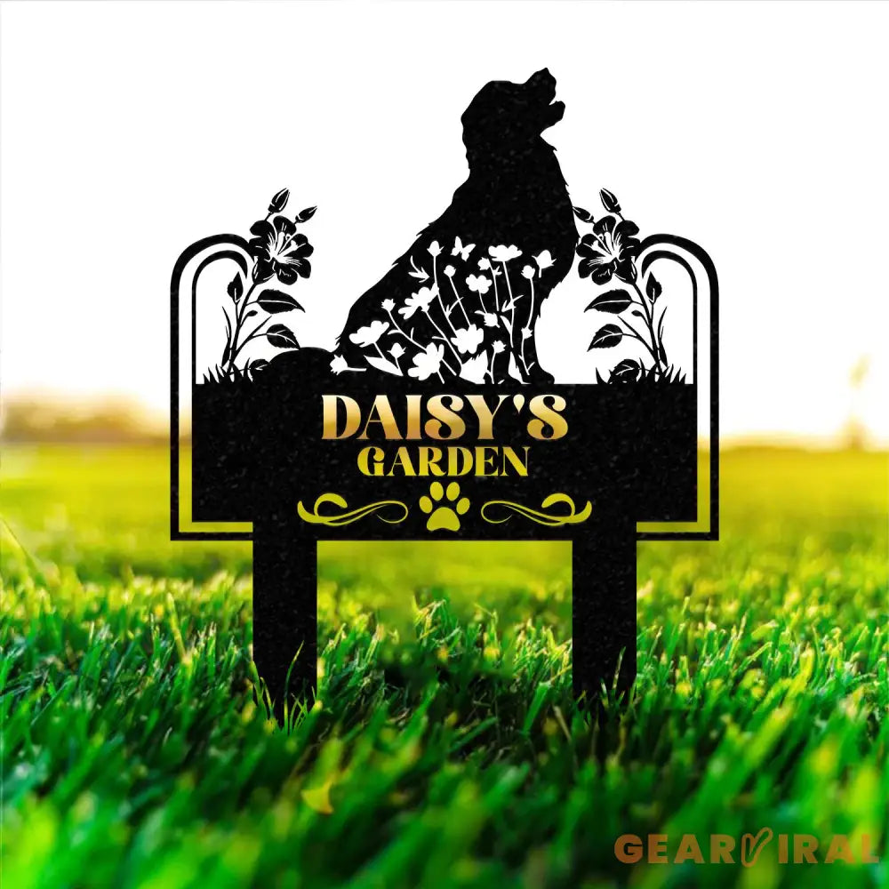 Custom Pet Metal Memorial Garden Stake Dog Memorial Sign Cat Garden Sign Pet Grave Markers Personalized Pet Name Stake