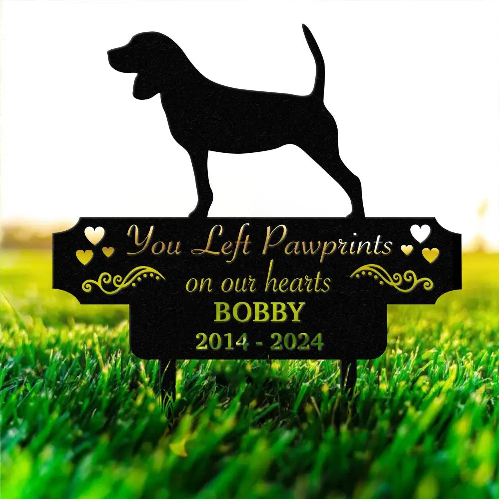 Custom Pet Metal Memorial Garden Stake Dog Memorial Sign Cat Garden Sign Pet Grave Markers Personalized Pet Name Stake