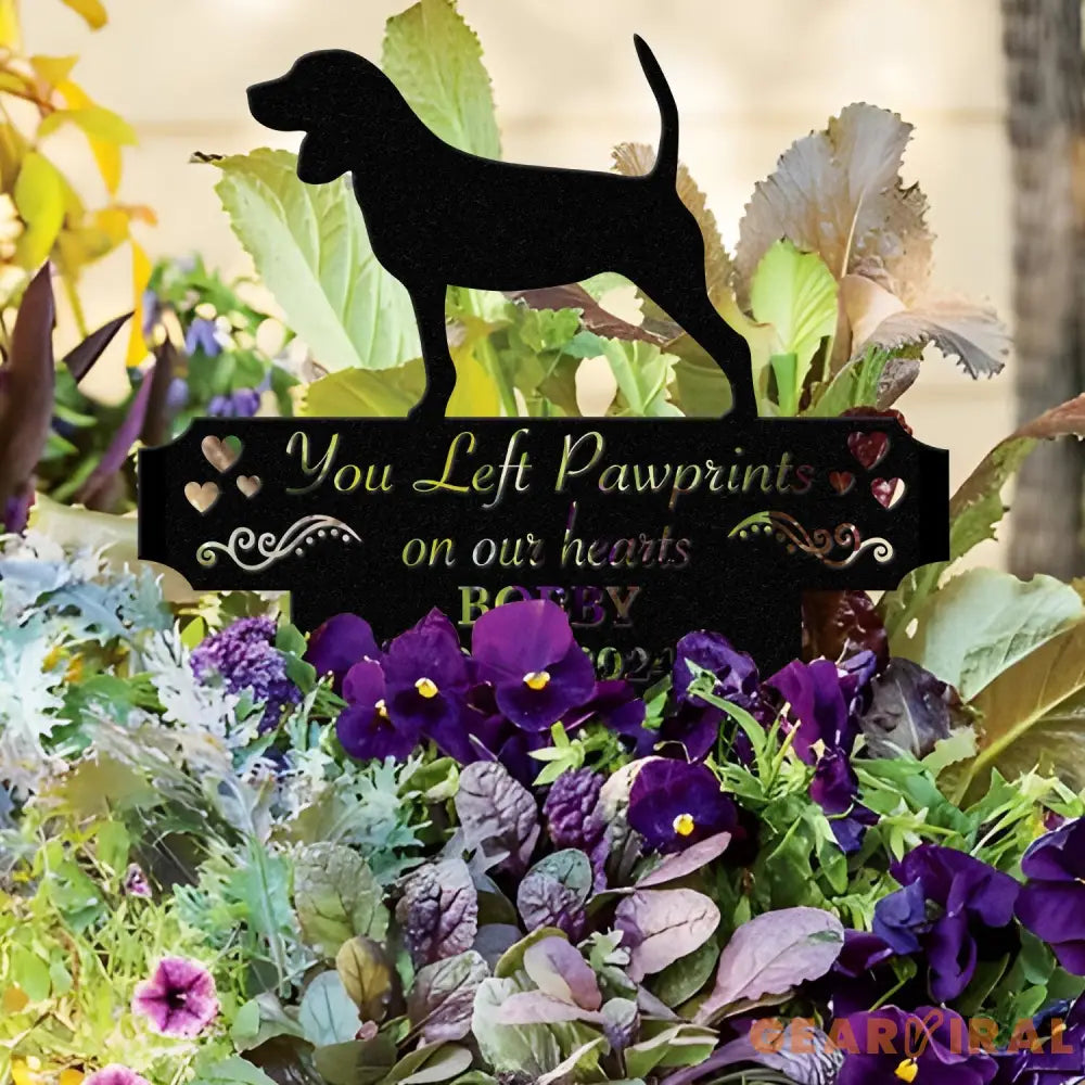 Custom Pet Metal Memorial Garden Stake Dog Memorial Sign Cat Garden Sign Pet Grave Markers Personalized Pet Name Stake