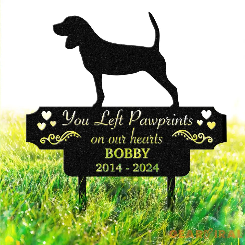Custom Pet Metal Memorial Garden Stake Dog Memorial Sign Cat Garden Sign Pet Grave Markers Personalized Pet Name Stake