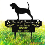 Custom Pet Metal Memorial Garden Stake Dog Memorial Sign Cat Garden Sign Pet Grave Markers Personalized Pet Name Stake