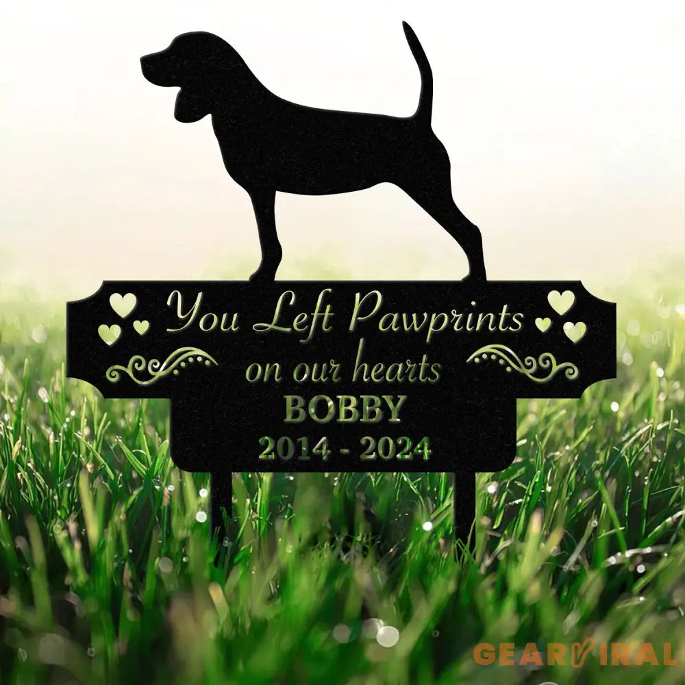 Custom Pet Metal Memorial Garden Stake Dog Memorial Sign Cat Garden Sign Pet Grave Markers Personalized Pet Name Stake