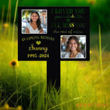 Custom Photo Grave Marker Temporary Grave Marker With Photo Outdoor Memorial Plaque Sympathy Plaque Remembrance Plaque