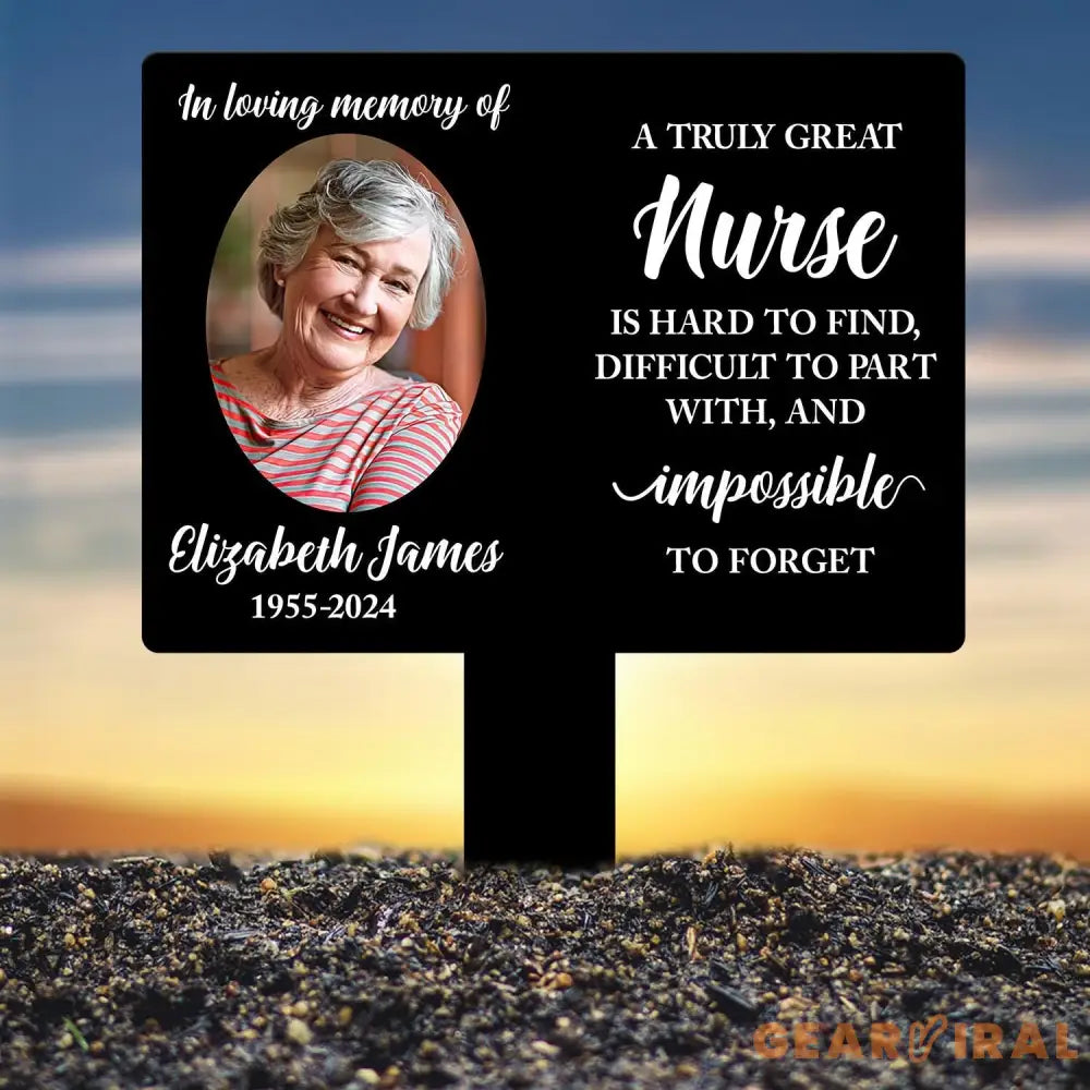 Custom Photo Grave Marker Temporary Grave Marker With Photo Outdoor Memorial Plaque Sympathy Plaque Remembrance Plaque