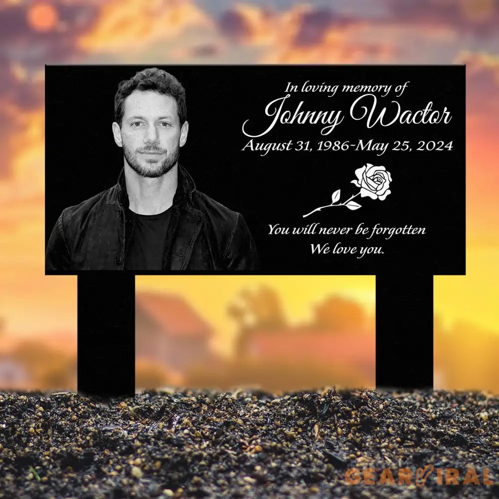 Custom Photo Grave Marker Temporary Grave Marker With Photo Outdoor Memorial Plaque Sympathy Plaque Remembrance Plaque