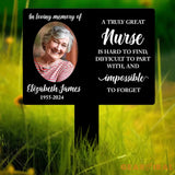 Custom Photo Grave Marker Temporary Grave Marker With Photo Outdoor Memorial Plaque Sympathy Plaque Remembrance Plaque