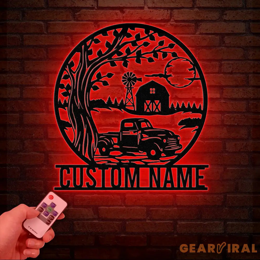 Custom Pickup Truck Metal Farm Sign Farm Metal Sign Farm Decor Personalized Family Name Sign Unique Gift for Farmers