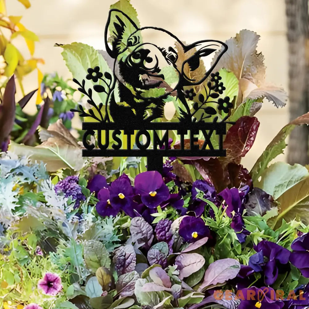 Custom Pig Metal Sign with Stake Personalized Pig Farm Sign,Pig Stake Sign Metal Pig Farmhouse Decor Farmer Gift Farm