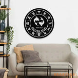 Custom Pisces Zodiac Metal Wall Art Personalized Pisces Zodiac Name Sign Decoration For Room Horoscope Home Decor
