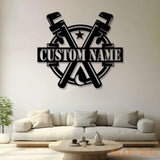Custom Plumbing Metal Sign LED Light Personalized Plumber Monogram Metal Sign Plumber Gifts Plumber Name Sign Repair