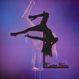 Custom Pole Dance Wall Art with LED Lights - Pole Dance Decor - Pole Dancer Metal Sign - Dancing Room Decor | GearViral
