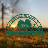 Custom Pomeranian Memorial Metal Stake - Personalized Pet Grave Marker Remembrance Sign Sympathy Gift Pomeranian Loss