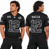 Custom Puka Nacua Los Angeles Rams Fan Inspired 2026 Salute to Service Stitched Premium Limited Jersey - Black