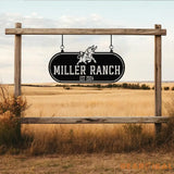 Custom Ranch Gate Signs Personalized Metal Ranch Signs Large Farmhouse Signs Rustic Farm Signs Farm Entrance Signs