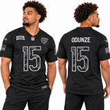 Custom Rome Odunze Chicago Bears Fan Inspired 2026 Salute to Service Stitched Premium Limited Jersey - Black